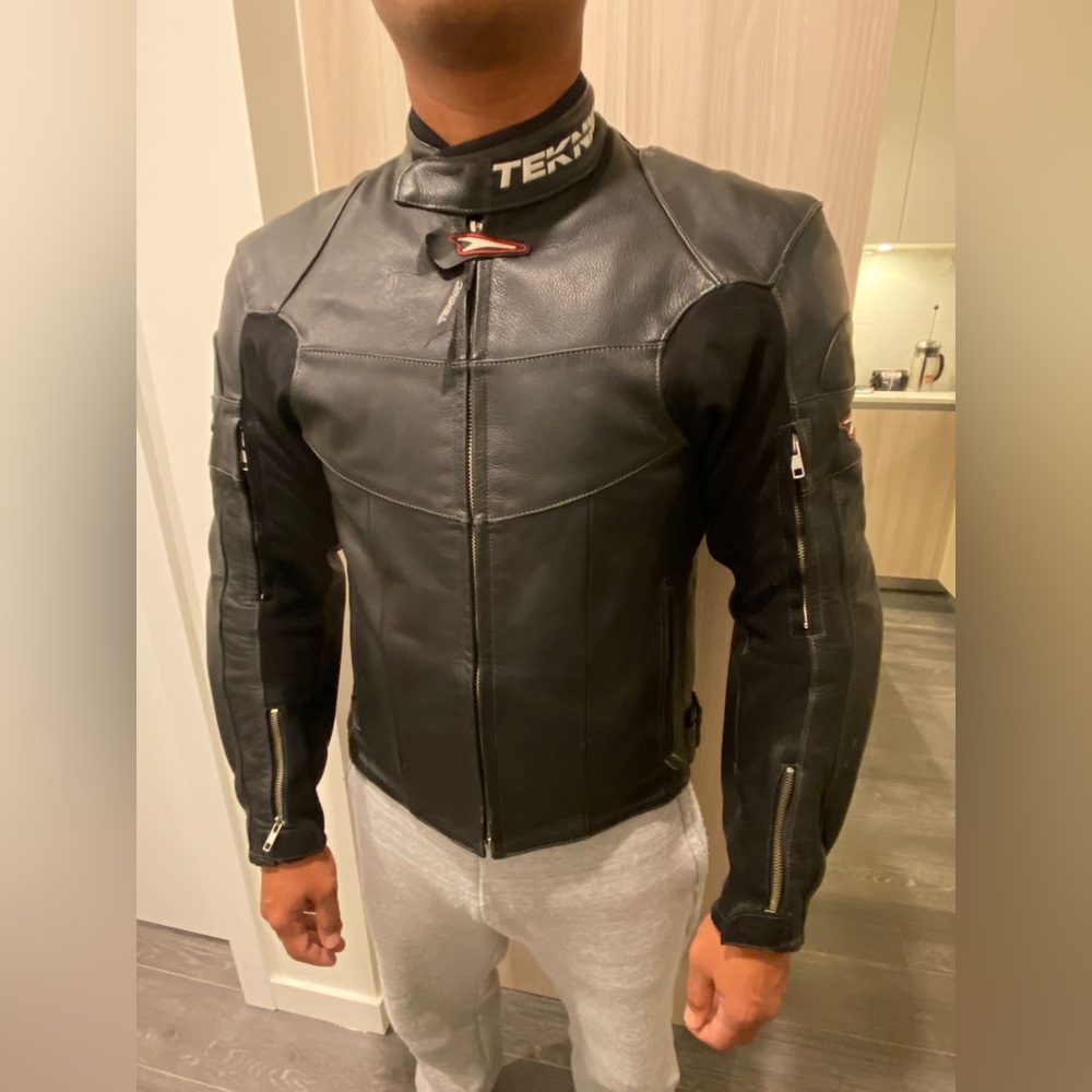 TEKNIC Leather Motorcycle Jacket